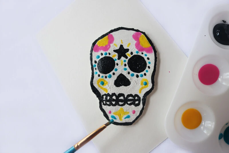 Día de los Muertos Sugar Skull Magnet 12